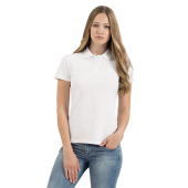 ID.001/women Piqué Polo Shirt - White - 3XL