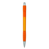 Striped Grip pen NE-orange/Blue Ink