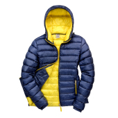 Ladies' Snow Bird Hooded Jacket - Navy/Yellow - 2XL (18)
