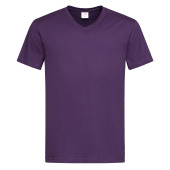 Stedman T-shirt V-Neck Classic-T SS for him 2695c deep berry L