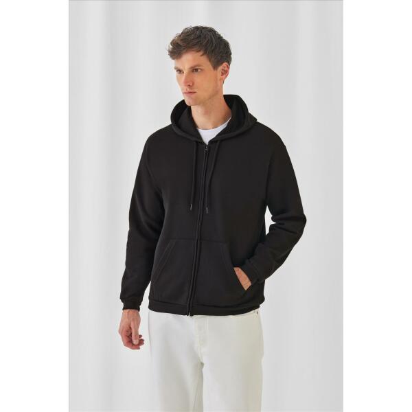 B&C ID.205 Hooded Full zip Sweatshirt 50/50