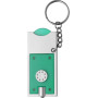 PS key holder with coin Madeleine light green