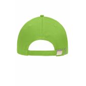 MB6526 5 Panel Sandwich Cap - lime-green/white - one size