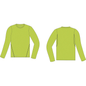 Performance T-Shirt LS - Lime Green - S