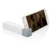 2.200 mAh powerbank en telefoon , grijs/wit 2.200 mAh powerbank en telefoon , grijs/wit