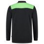 Polosweater Bicolor Naden 302004 Black-Lime 4XL