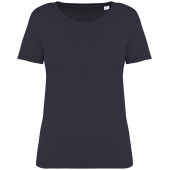 Afgewassen dames T-shirt Washed Coal Grey XS