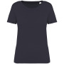 Ecologisch verwassen dames-T-shirt Washed Coal Grey XS