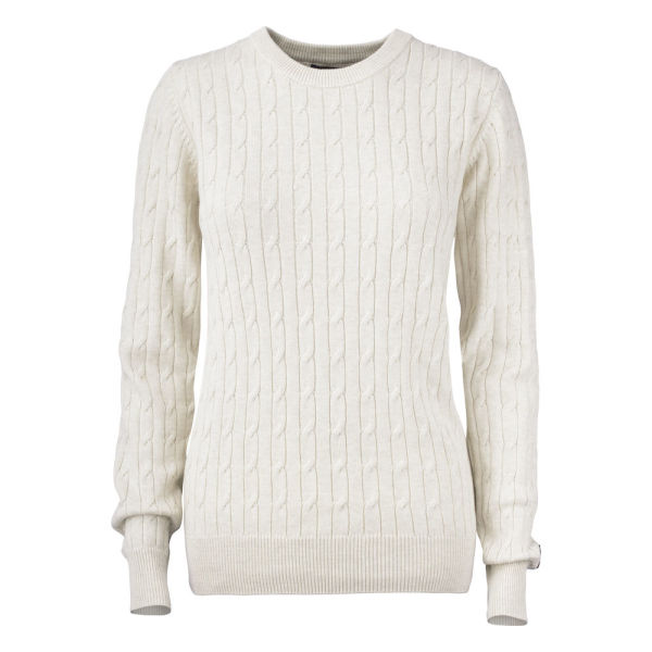 Cutter & Buck Blakely knitted sweater dames zand mélange xxl