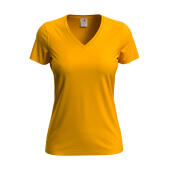 Classic-T V-Neck Women - Sunflower Yellow - XL
