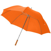 Karl 30" golfparaply med trähandtag - Orange