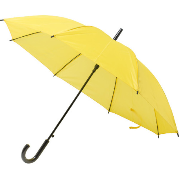 Polyester (170T) paraplu Ivanna geel