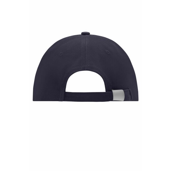 MB016 6 Panel Cap Laminated - navy - one size