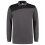 Polosweater Bicolor Naden 302004 Darkgrey-Black XS