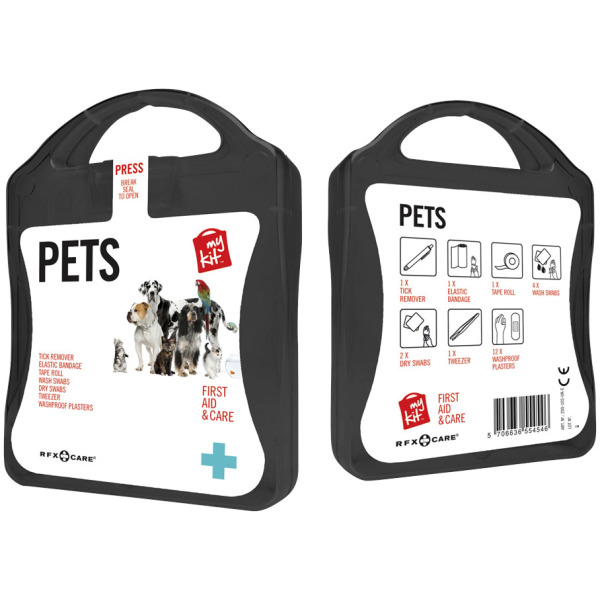 MyKit Pet First Aid Kit - Solid black