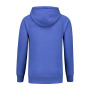 L&S Heavy Sweater Hooded Raglan for him royal blue heather L