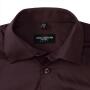 RUS Men LSL Fitted Stretch Shirt, Port, M