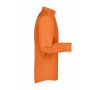 Men's Business Shirt Long-Sleeved - orange - L