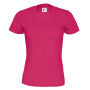 T-Shirt Lady Dark Cerise L (GOTS)