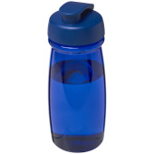 H2O Active® Pulse 600 ml sportflaska med uppfällbart lock - Blå