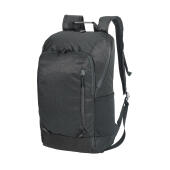Jerusalem Laptop Backpack - Black/Black - One Size