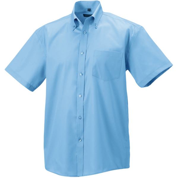 Men's Short Sleeve Ultimate Non-iron Shirt Bright Sky XXL