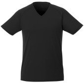 Amery Cool Fit kortärmad V-ringad t-shirt män - Svart - 3XL