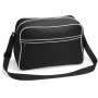 Retro Shoulder Bag Black / White One Size