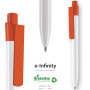 Ballpoint Pen e-Infinity Recycled White Red