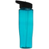 H2O Active® Tempo 700 ml sportfles met fliptuitdeksel - Aqua blauw/Zwart