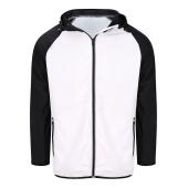AWDis Cool Contrast Windshield Jacket, Arctic White/Jet Black, L, Just Cool