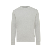 Iqoniq Denali gerecycled katoen sweater ongeverfd, heather grey (XL)