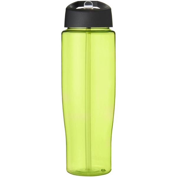 H2O Active® Tempo 700 ml spout lid sport bottle - Lime/Solid black