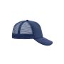 MB070 5 Panel Polyester Mesh Cap - navy - one size