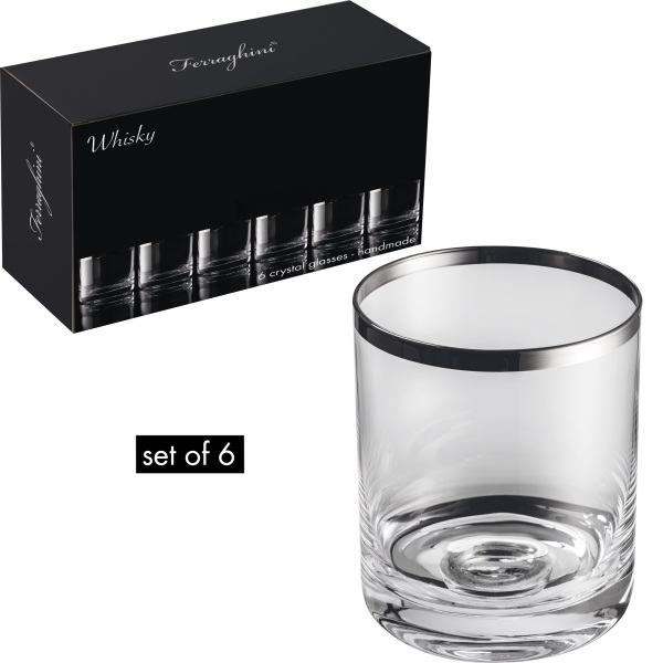 Set de 6 pahare pentru whisky