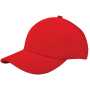 Heavy brushed cap - Rood Heavy brushed cap - Rood