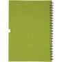 Luciano Eco ringbandnotitieboek met potlood - medium - Groen
