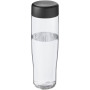 H2O Active® Tempo 700 ml sportfles - Transparant/Zwart