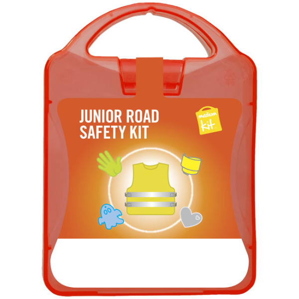 MyKit Mediuim Junior Road Safety kit - Rood