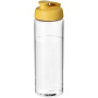 H2O Active® Vibe 850 ml flip lid sport bottle - Transparent/Yellow