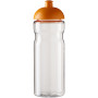 H2O Active® Base 650 ml bidon met koepeldeksel - Transparant/Oranje