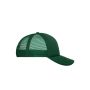 MB070 5 Panel Polyester Mesh Cap - dark-green - one size