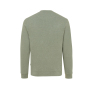 Iqoniq Denali gerecycled katoen sweater ongeverfd, heather green (XXL)