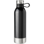 Perth 740 ml roestvrijstalen drinkfles - Zwart Perth 740 ml roestvrijstalen drinkfles - Zwart