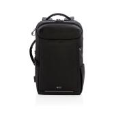 Swiss Peak XXL business & travel backpack met RFID en USB, zwart