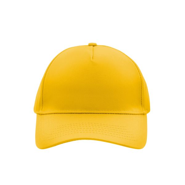 MB6117 5 Panel Cap - yellow - one size