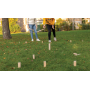 Houten kubb set, bruin