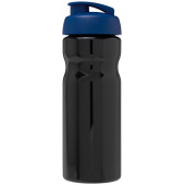 H2O Active® Base 650 ml sportfles met flipcapdeksel - Zwart/Blauw