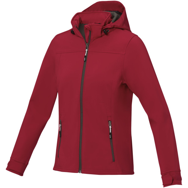 Langley women's softshell jacket - Red - M