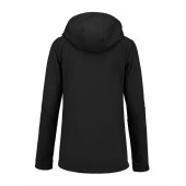 L&S Jacket Hooded Softshell for her black L